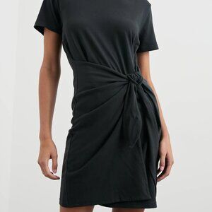Rails Edie Mini Wrap Dress Black Size Large